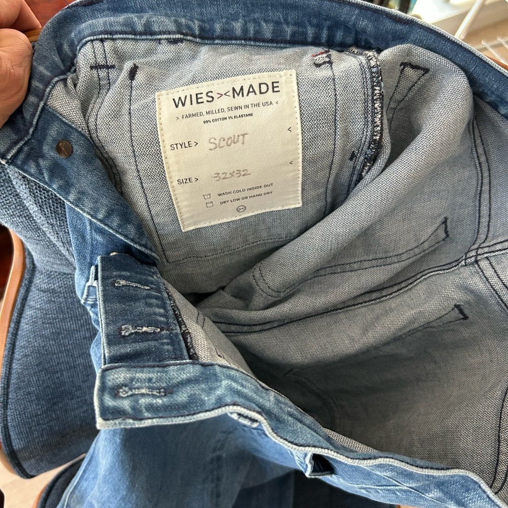SCOUT JEAN | SALT WASH DENIM MILITARY PANT WIES MADE | VINTAGE LOOK